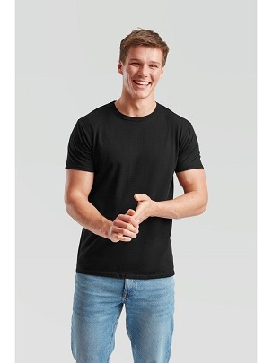 Fruit of the Loom, ICONIC 150T, pamučna majica, crna boja