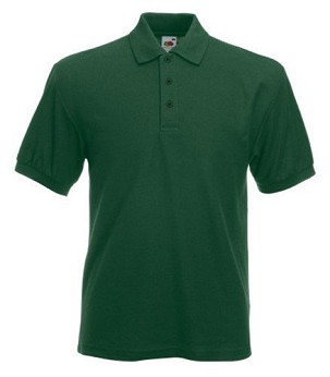 Fruit of the Loom, 65/35 Heavy Polo, polo majica za muškarce, šumsko zelena, L
