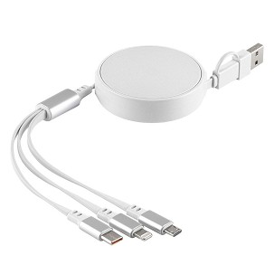 ONES 6IN1, usb kabl za punjenje 6 u 1, beli