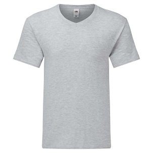 Fruit of the Loom, ICONIC 150 V-NECK, pamučna majica sa V izrezom, melirana boja