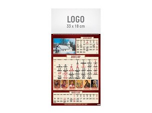 BUSINESS ORTHODOX, Wall Calendar, 12 sheets