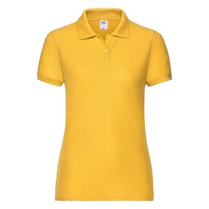 Fruit of the Loom, 65/35 Ladies Polo, polo majica za žene, suncokret žuta,2XL