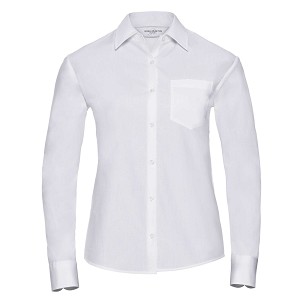 RUSSELL women's long sleeve shirt PURE COTTON