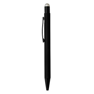 TITANIUM BLACK, metal "touch" ball pen, silver
