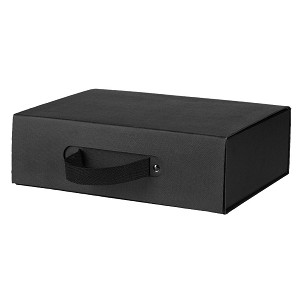 PACCO, self-folding gift box, black