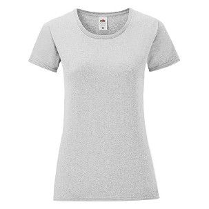 Fruit of the Loom, LADIES ICONIC 150T, ženska pamučna majica, melirana boja