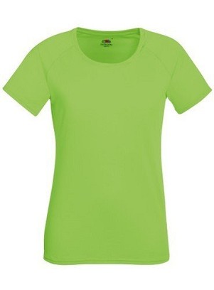 Fruit of the Loom, Performance, sportska poliesterska majica za žene, limeta, 2XL