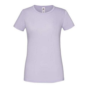 Fruit of the Loom, LADIES ICONIC 150T, ženska pamučna majica, boja lavande,S