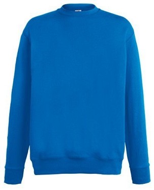 Fruit of the Loom, Lightweight Set-in Sweat, Classic Lightweight Men's Sweatshirt, Royal Blue, XL