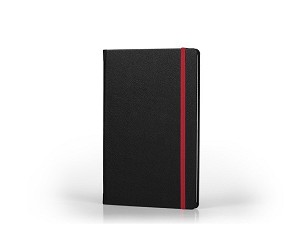 DALI, A5 notes with elastic traka, red