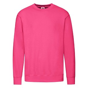 Fruit of the Loom, Lightweight Set-in Sweat, klasični lagani muški duks, fuksija, 2XL