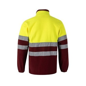 VL EROS LARGE. Two-tone fleece jacket (280g/m²), in polyester (100%)