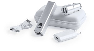 Tilmix USB charger and power bank set