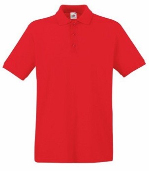 Fruit of the Loom, Premium Polo,  premium polo majica za muškarce,crvena , M