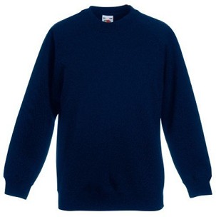Fruit Of The Loom, Kids Classic Raglan Sweat, Sweatshirt, Dark Weight, 5-6