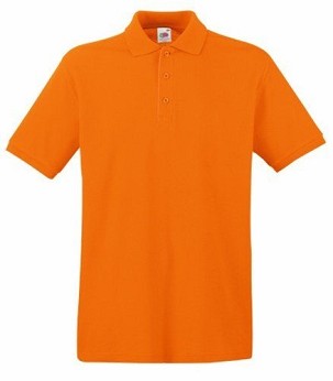 Fruit of the Loom, Premium Polo,  premium polo majica za muškarce,narandžasta , S