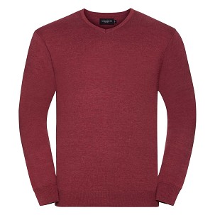 Men's Hooded V-neck Sweater
