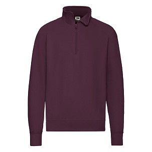 Fruit Of The Loom Fruit Of The Loom Lightweight Zip Neck Sweat, Light Sweat, Sweat, Light Sweat