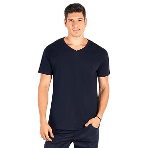 TARGET V MEN, pamučna majica, v izrez, 160 g/m2, plava