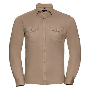 RUSSELL muška košulja sa rukavima na namotavanje ROLL SLEEVE TWILL