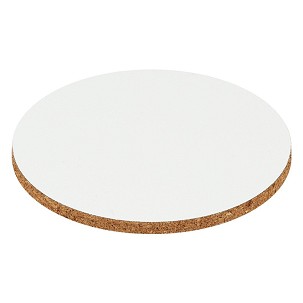 SUBLI WHITE ROUND, podmetač za sublimaciju, beli
