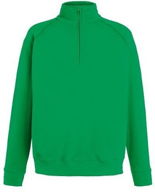 Fruit Of The Loom Fruit Of The Loom Lightweight Zip Neck Sweat, Light Sweat, Sweat, Light Sweat