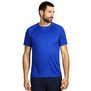 RECORD, t-shirt, 100% polyester, royal blue