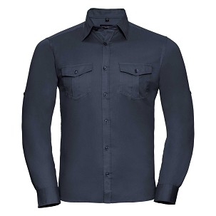 RUSSELL muška košulja sa rukavima na namotavanje ROLL SLEEVE TWILL