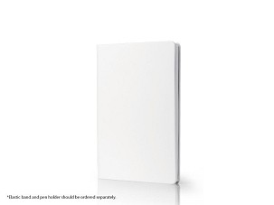 MONTE CARLO, notebook size 14 x 21 cm, white