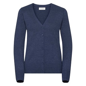 RUSSEL Women's Striped V-neck Cardigan