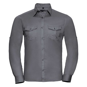 RUSSELL muška košulja sa rukavima na namotavanje ROLL SLEEVE TWILL