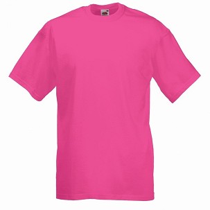 Fruit of the Loom, Valueweight, muška pamučna majica kratkih rukava, fuksija, M