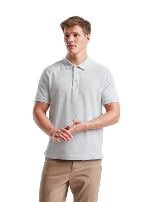Fruit of the Loom, Premium Polo,  premium polo majica za muškarce, pepeljasto siva, L