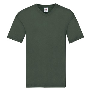 Fruit of the Loom, Original V-neck T, muška majica kratkih rukava sa v izrezom, šumska zelena, XL