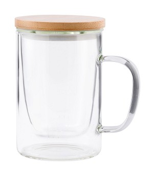 Masty glass infuser mug