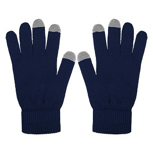 TOUCH GLOVE, rukavice sa tri aktivna "touch" prsta, plavi, L/XL