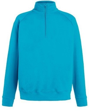 Fruit Of The Loom Fruit Of The Loom Lightweight Zip Neck Sweat, Lagani Duks, Sweat, Lagani Duks,