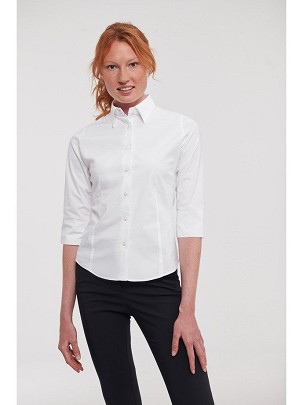 RUSSELL women's long-sleeved shirt FITTED
