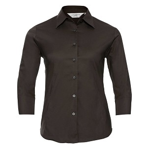 RUSSELL women's long-sleeved shirt FITTED