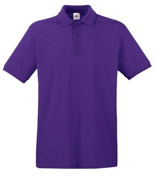 Fruit of the Loom, Premium Polo,  premium polo majica za muškarce, ljubičasta, 3XL