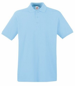 Fruit of the Loom, Premium Polo,  premium polo majica za muškarce, nebesko plava, 3XL