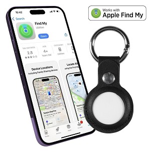 LOCATEPRO, findmy keyholder tag, black