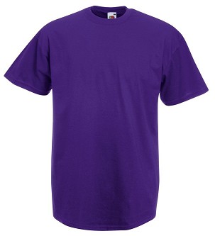Fruit of the Loom, Valueweight, muška pamučna majica kratkih rukava,ljubičasta, M