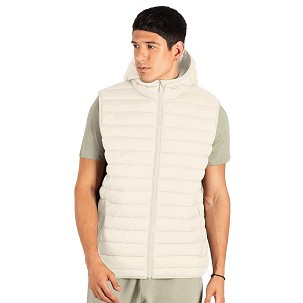 LIBERTY HOOD VEST MEN, prsluk sa kapuljačom, krem-beli