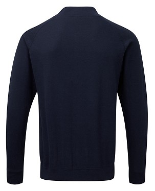 Fruit Of The Loom Lightweight Baseball Sweat Jacket, Lightweight Dusk With Cipzar