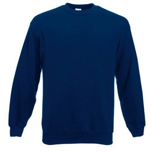 Fruit of the Loom, Classic Set-in Sweat, Classic Men's Hoodie, Teget, M