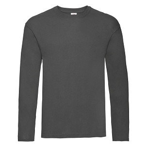 Fruit of the Loom, Original Long Sleeve T, muška majica dugih rukava, svetlo grafit, 2XL
