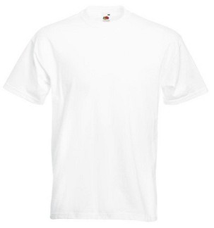 Fruit of the Loom, Super Premium, muška pamučna majica kratkih rukava, bela, L