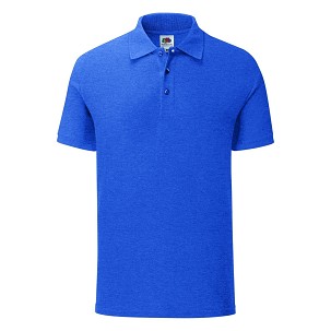 Fruit of The Loom Iconic Polo muška polo majica kratkih rukava retro pepeljasto rojal, 2XL