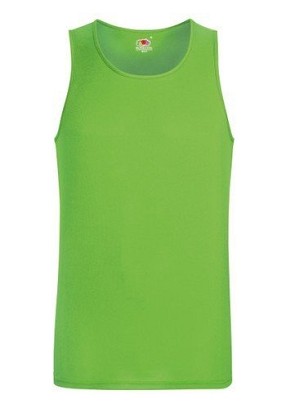 Fruit of the Loom, Performance Vest, Sports Athletic T-Shirt for Men, Lime, M